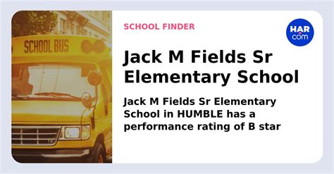 Jack M Fields Sr Elementary School