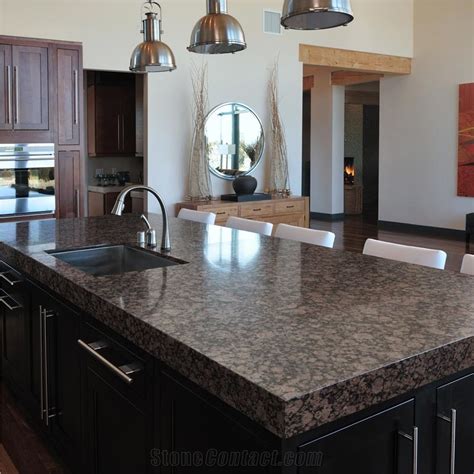 Baltic Brown Granite Kitchen Island Top From France