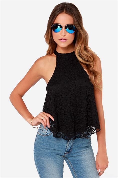 Lace Halter Top | WardrobeMag.com