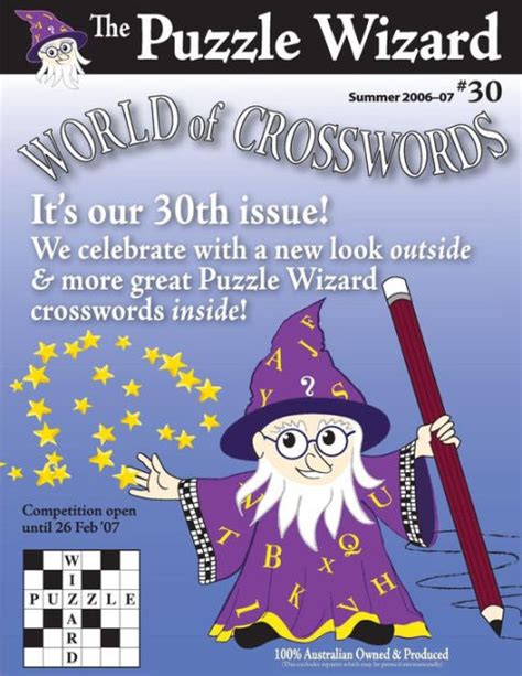 World Of Crosswords No 30 By The Puzzle Wizard Paperback Barnes