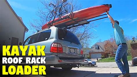 Easy Kayak Loader One Person Kayak Loader For Car Roof Rack Ez Rec Rack