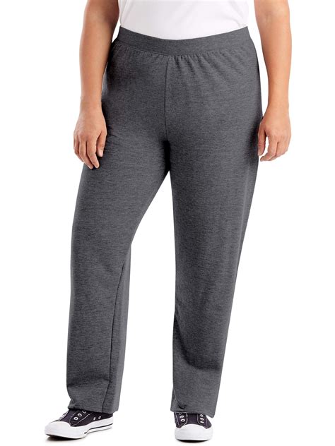 Jms By Hanes Womens Plus Size Fleece Sweatpants Regular And Petite