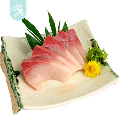 Japanese Hamachi Sashimi 鰤魚 100g Too Yumm Seafood The Delightful