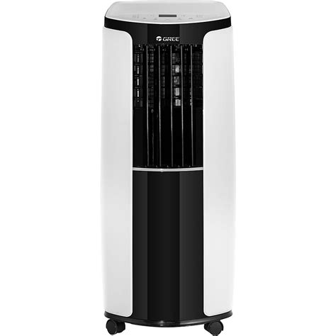 Gree Sq Ft Portable Air Conditioner With Dehumidifer White Black