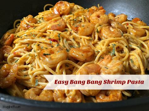 Easy Bang Bang Shrimp Pasta