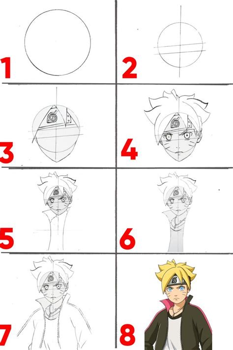 Anime Drawing How To Draw Boruto Uzumaki With Easy Step Em Tutoriais De Desenho