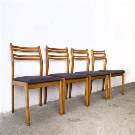 Set Of 4 German Dining Chairs From The 60s 101595