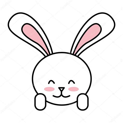 Apprends à #dessiner un #lapin c'est #facile !le #dessin est ma passion et je t'apprends à dessiner un lapin très facilement.cette vidéo est destinée aux en. Isolé de lapin mignon dessin icône — Image vectorielle ...