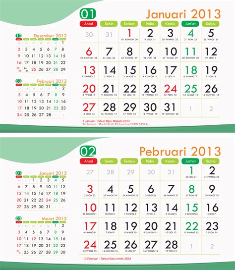 Kalender Meja Atau Duduk Siap Pakai Me 05 Tempatnya Download