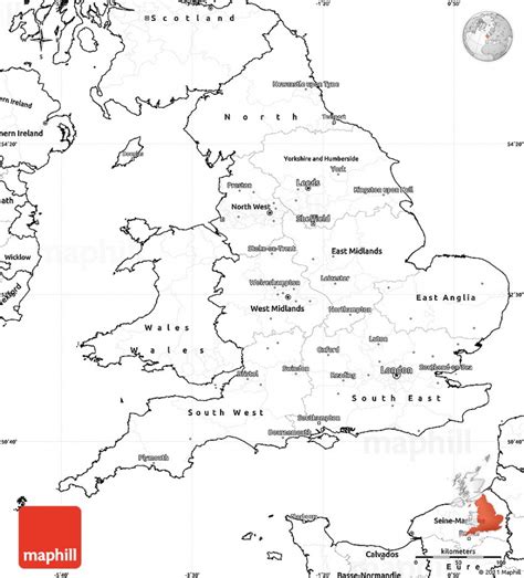 Free Printable Map Of England And Travel Information Download Free