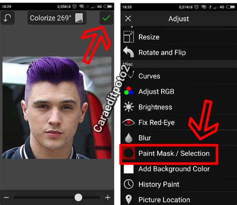 Setelah itu langsung saja masukkan gambar ledakannya. Cara Edit Warna Rambut di Picsay Pro Android