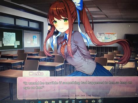 Sneaky Monika Doki Doki Literature Club Amino