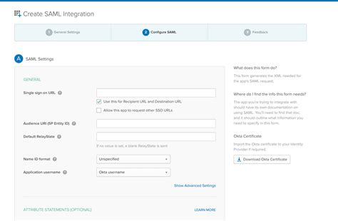 SSO setup with Okta