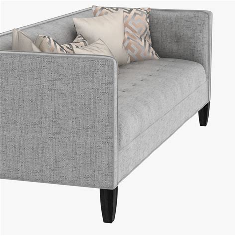 Supple and soft, handsome yet inviting, the material adds a layer of warmth to any space. Mitchell Gold Bob Williams KENNEDY SOFA 3D Model MAX OBJ ...
