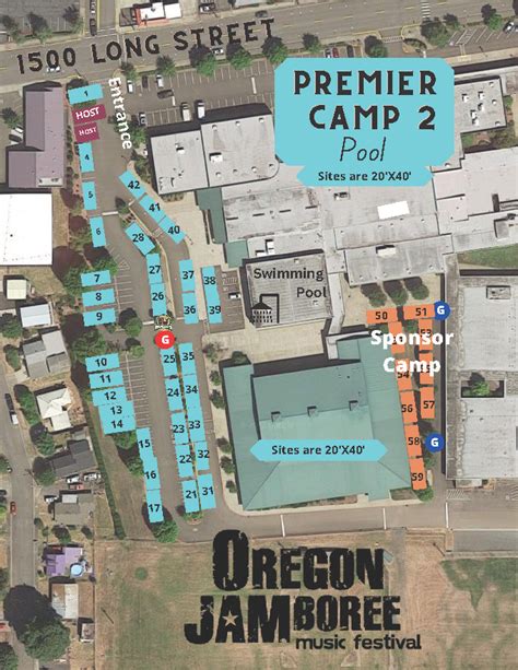 Camp Site Maps Oregon Jamboree