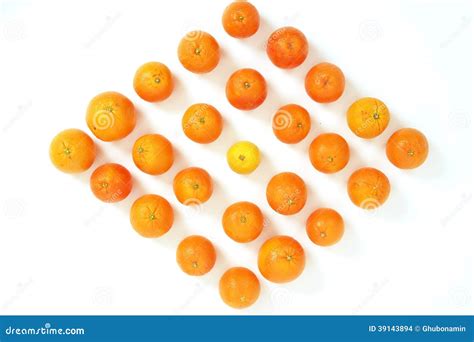 Citron Et Matrice Orange Photo Stock Image Du Concept 39143894