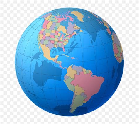 United States Globe South America World Map Png 733x733px United