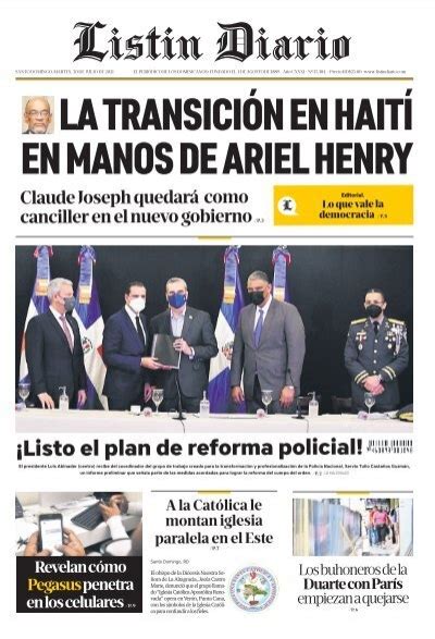 Listín Diario 20 07 2021