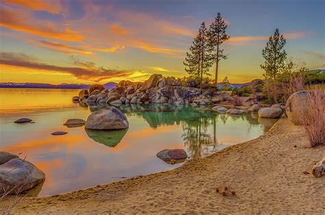 Lake Tahoe Majestic Sunset Photograph By Scott Mcguire Pixels
