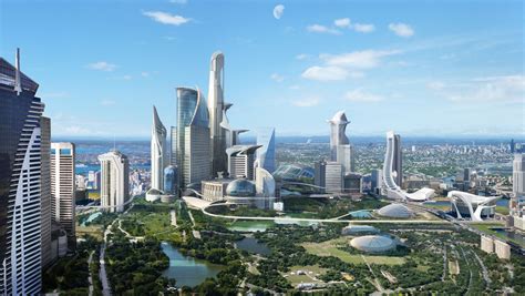 Boeing You Just Wait Dmp Qstom Futuristic City Fantasy City