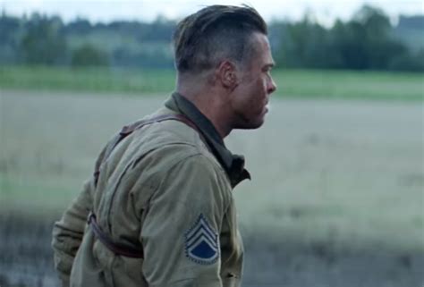 Between his haircuts in fury, fight club, inglourious basterds, and troy, here's all you need to know about brad pitt's hairstyles! Brad Pitt - Fury (2014) movie hairstyle - StrayHair