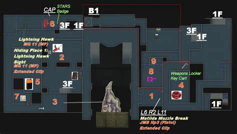 Resident evil 2 remake has 8 safe locks to find. Steam Community :: Guide :: Resident Evil 2 - Full Map Guide