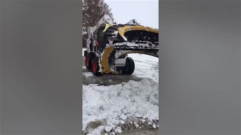 Tire Snow Plow Snowdozer Bat 09 Youtube