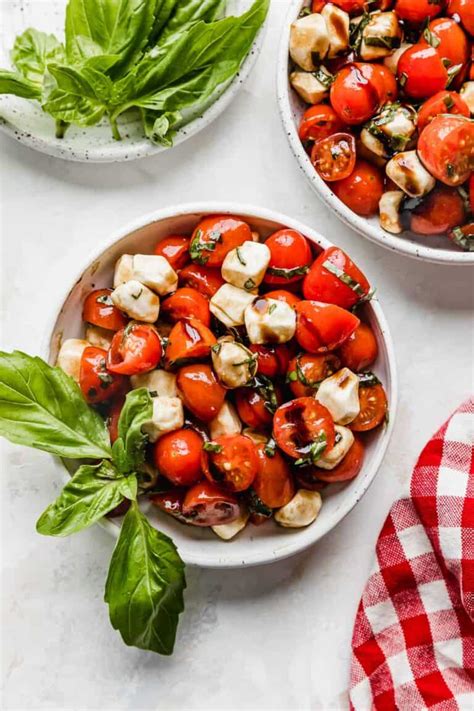 Cherry Tomato Caprese Salad — Salt And Baker