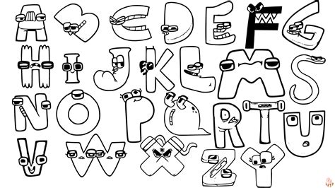Share 66 Newest Alphabet Lore Coloring Pages Free To Print And