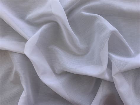 Silkcotton Voile White Stonemountain And Daughter Fabrics