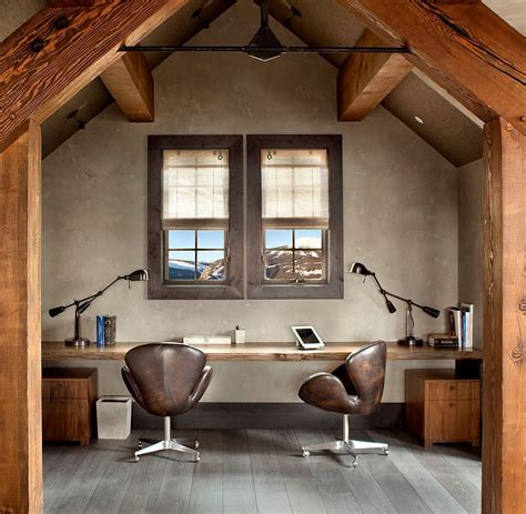 Natural Allure 25 Home Offices That Celebrate The Charm