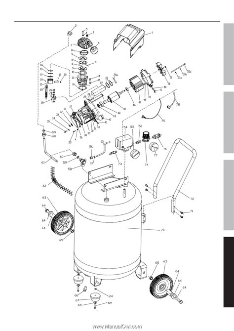 Central Pneumatic Air Compressor Parts Diagram Heat Exchanger Spare Parts