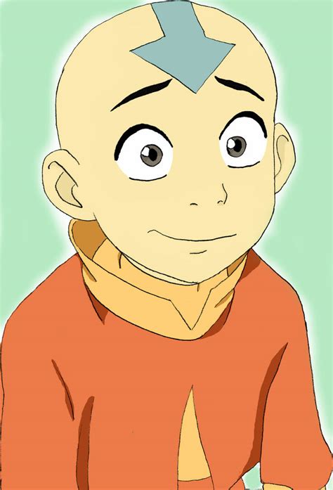 Innocent Aang Colored By Tovit489 On Deviantart