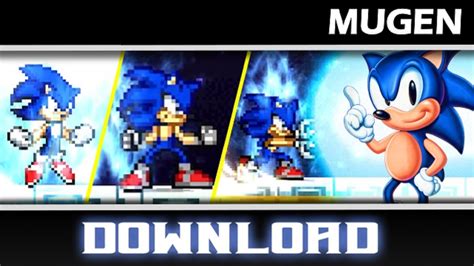 Sonic Ui Jus By Luan360 Mugen Jus Char Youtube