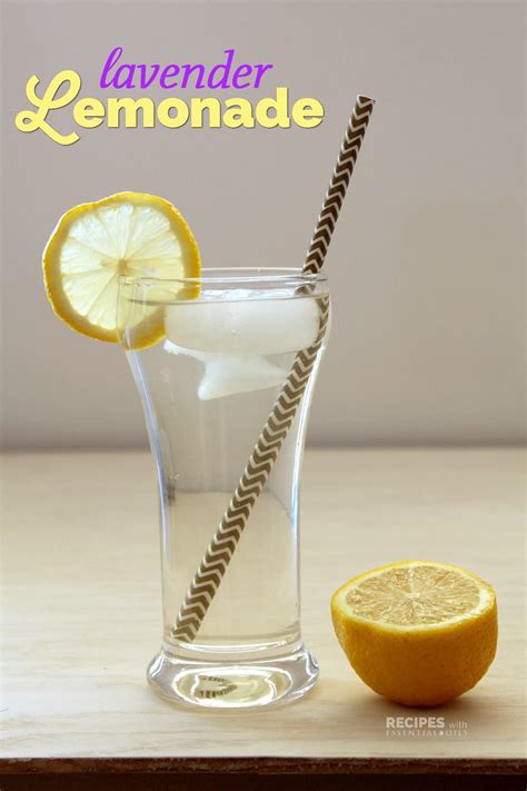Homemade Recipe For Lavender Lemonade From Recipes With Essential Oils