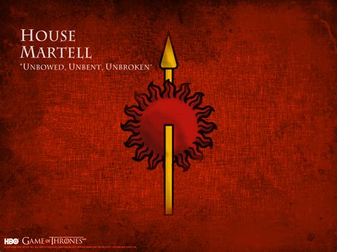 House nymeros martell of sunspear) ist eines der großen häuser von westeros. House Martell - House Martell Wallpaper (35150321) - Fanpop