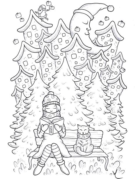 Pin on Coloriage de Noël  Christmas coloring page