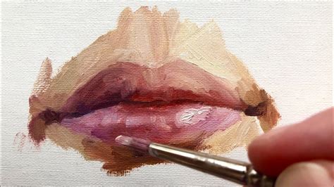 Oil Painting How To Paint Lips Step By Step Youtube