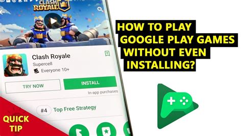 How To Play Games Without Installing From Playstore Youtube