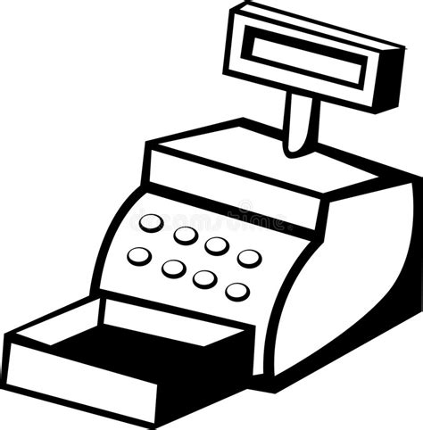 Picture of cash register machine. Cash Register Machine Vector Illustration Stock Photos ...
