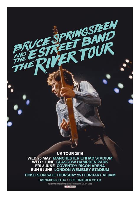 Wed 1st June Bruce Springsteen And The E Street Band The River