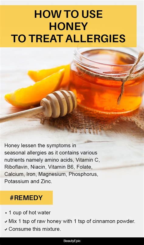 How To Take Honey For Allergies Honey For Allergies Natural