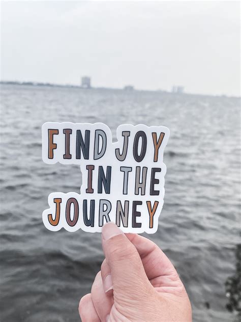 Find Joy In The Journey Vinyl Decal Waterproof Christian Etsy