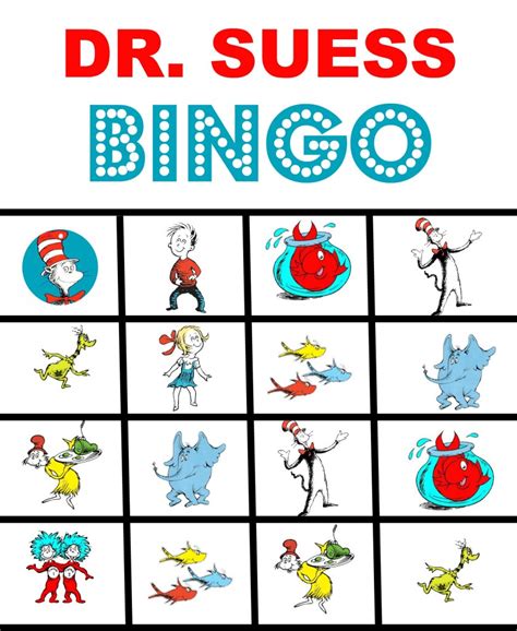 Free Printable Dr Seuss Bingo Cards Printable

