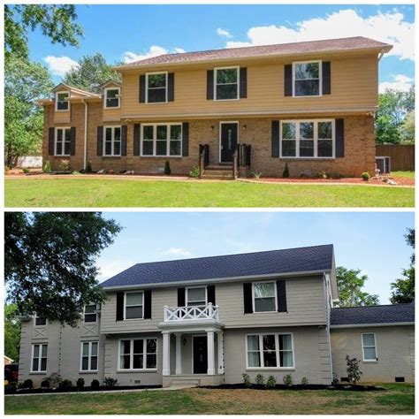 Garrison Colonial Makeover Colonial Exterior Brick Exterior House