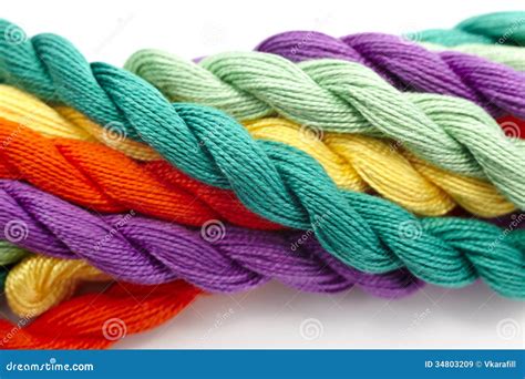 Colorful Wool Stock Image Image Of Textile Fashion 34803209