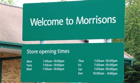 Morrisons Opening Hours What Time Is Morrisons Open On Bank Holiday