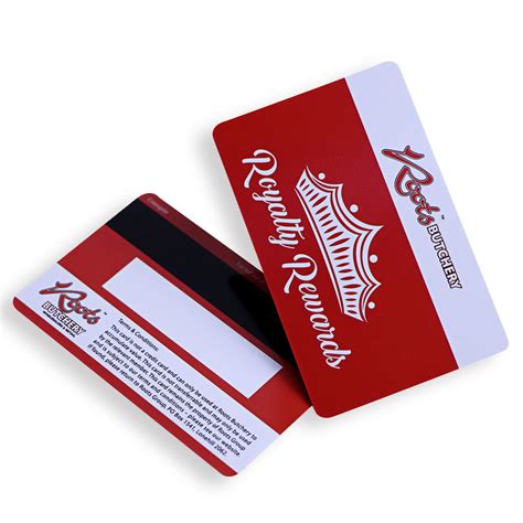 Plastic Reward Card With Black Magnetic Stripe Card Supplier Smart One