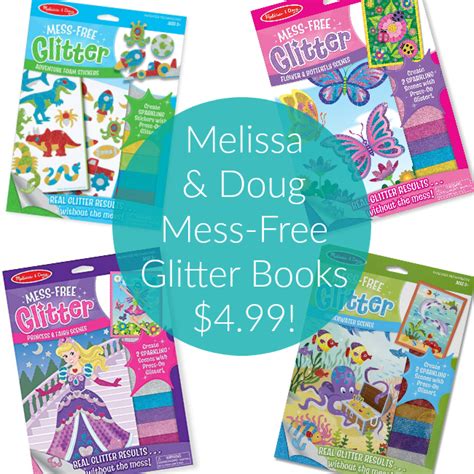 Melissa And Doug Mess Free Glitter Sets On Sale
