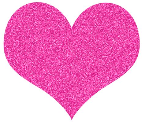 Pink Glitter Heart Clipart Clip Art Library